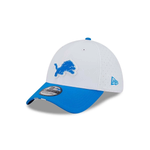 Detroit Lions New Era 2025 Training Camp 39Thirty Flexfit Hat S/M White