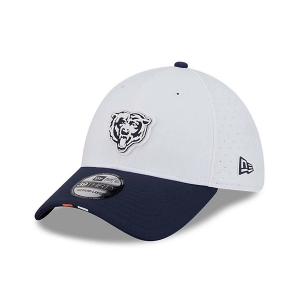 Chicago Bears New Era 2025 Training Camp 39Thirty Flexfit Hat L/XL White