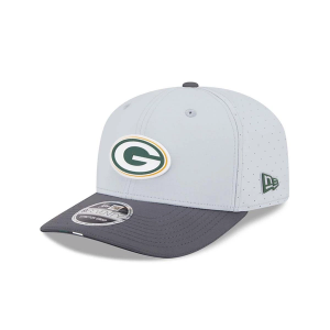 Green Bay Packers New Era 2025 Training Camp 9Seventy Adjustable Hat One Size Grey