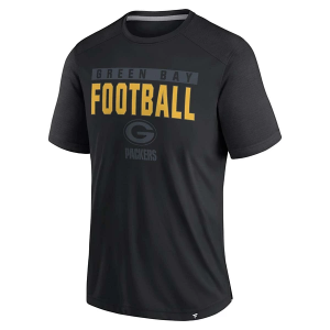 Green Bay Packers Fanatics Defender T-Shirt Large Black