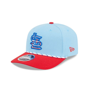 St. Louis Cardinals New Era 2025 Fourth Of July 9Seventy Adjustable Hat One Size Light Blue