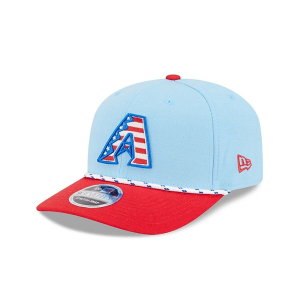 Arizona Diamondbacks New Era 2025 Fourth Of July 9Seventy Adjustable Hat One Size Light Blue