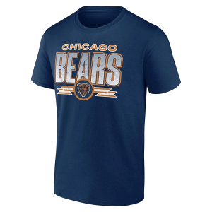 Chicago Bears Fanatics Fading Out T-Shirt Large Navy