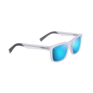 Men's Maui Jim Stone Shack Polarized Sunglasses Matte Crystal/Blue Hawaii