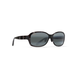 Women's Maui Jim Koki Beach Universal Fit Polarized Sunglasses Black Tortoise/Neutral Grey