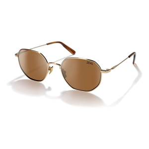 Men's Zeal Optics Easterly Polarized Polarized Sunglasses Gold/Polarized Copper Lens
