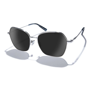 Men's Zeal Optics Fillmore Sunglasses Gloss Silver/Dark Grey