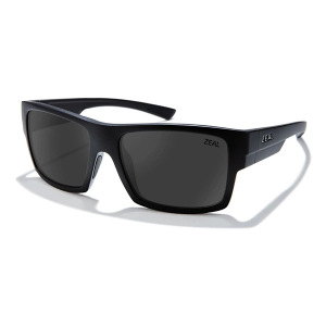 Men's Zeal Optics Ridgway Polarized Polarized Sunglasses Matte Black/Polarized Dark Grey Lens