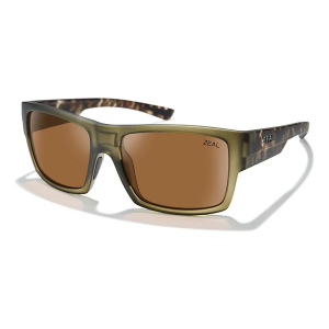 Men's Zeal Optics Ridgway Polarized Polarized Sunglasses Matte Khaki/Polarized Copper Lens