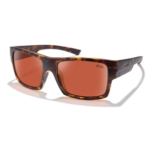 Men's Zeal Optics Ridgway Polarized Polarized Sunglasses Matte Red Tortoise/Polarized Rose Lens