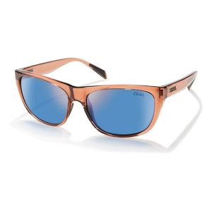 Men's Zeal Optics Quandary Polarized Polarized Sunglasses Camel/Polarized Horizon Blue Lens