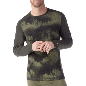 Men's Smartwool Classic Thermal Merino Long Sleeve Base Layer 2XLarge North Woods Foggy Pines