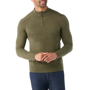 Men's Smartwool 1/4 Zip Sweater Sparwood Medium North Woods Heather