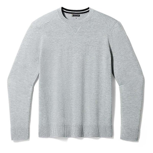 Men's Smartwool Pullover Sweater Sparwood Medium Light Grey Heather
