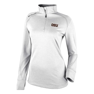 Oregon State Beavers Columbia Women's Shotgun 2.0 Alternate Logo 1/4 Zip Large White