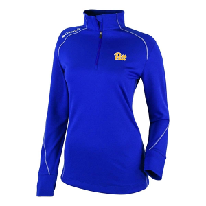 Pittsburgh Panthers Columbia Women's Shotgun 2.0 1/4 Zip Small Azul