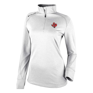 Texas Tech Red Raiders Columbia Women's Shotgun 2.0 State Logo 1/4 Zip Small White