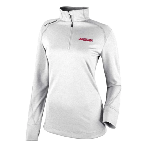 Arizona Wildcats Columbia Women's Shotgun 2.0 Alternate Logo 1/4 Zip Large White