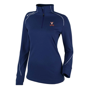 Virginia Cavaliers Columbia Women's Shotgun 2.0 1/4 Zip 2XLarge Collegiate Navy