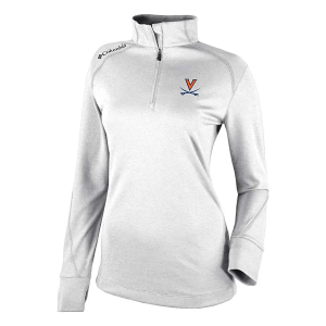 Virginia Cavaliers Columbia Women's Shotgun 2.0 1/4 Zip Large White