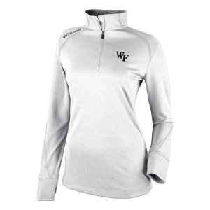 Wake Forest Deacons Columbia Women's Shotgun 2.0 1/4 Zip Small White