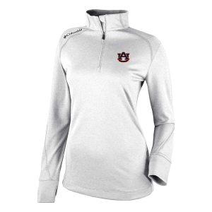 Auburn Tigers Columbia Women's Shotgun 2.0 1/4 Zip Small White