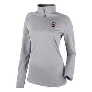 South Carolina Gamecocks Columbia Women's Shotgun 2.0 1/4 Zip Medium Cool Grey