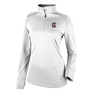 South Carolina Gamecocks Columbia Women's Shotgun 2.0 1/4 Zip 2XLarge White