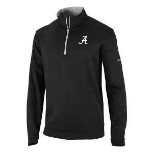 Alabama Crimson Tide Columbia Wickhams Hills 1/4 Zip XLarge Black