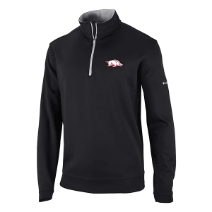 Arkansas Razorbacks Columbia Wickhams Hills 1/4 Zip Small Black