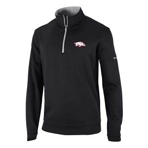 Arkansas Razorbacks Columbia Wickhams Hills 1/4 Zip XLarge Black