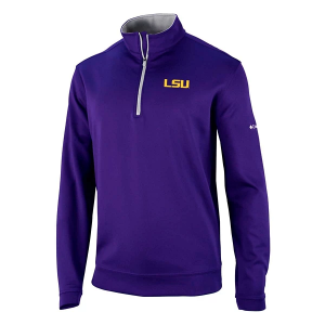LSU Tigers Columbia Wickhams Hills 1/4 Zip Small Purple