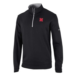 Nebraska Cornhuskers Columbia Wickhams Hills 1/4 Zip 2XLarge Black