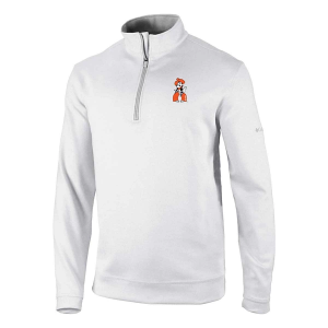 Oklahoma State Cowboys Columbia Wickhams Hills Pistol Pete 1/4 Zip 2XLarge White