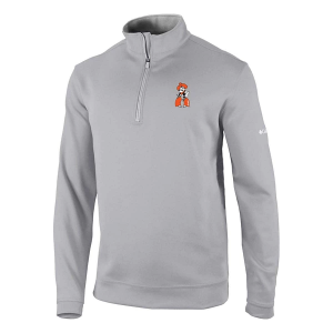 Oklahoma State Cowboys Columbia Wickhams Hills Pistol Pete 1/4 Zip Medium Cool Grey