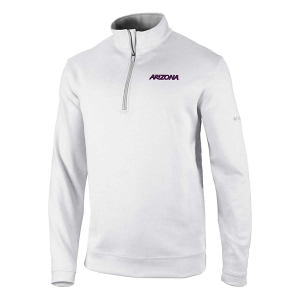 Arizona Wildcats Columbia Wickhams Hills Alternate Logo 1/4 Zip 2XLarge White