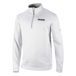 Colorado Buffaloes Columbia Wickhams Hills Alternate Logo 1/4 Zip 2XLarge White