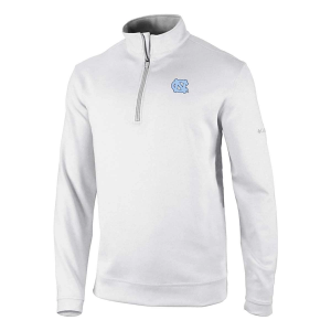 North Carolina Tar Heels Columbia Wickhams Hills 1/4 Zip Small White