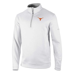 Texas Longhorns Columbia Wickhams Hills 1/4 Zip Small White