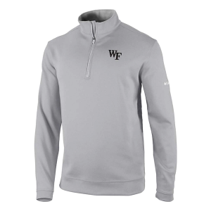 Wake Forest Deacons Columbia Wickhams Hills 1/4 Zip Small Cool Grey