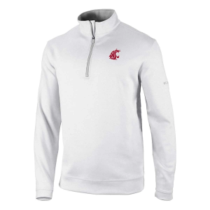 Washington State Cougars Columbia Wickhams Hills 1/4 Zip Large White