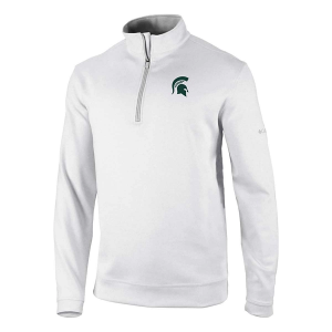 Michigan State Spartans Columbia Wickhams Hills 1/4 Zip Small White