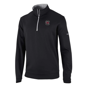 South Carolina Gamecocks Columbia Wickhams Hills 1/4 Zip Medium Black