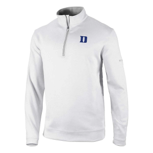Duke Blue Devils Columbia Wickhams Hills 1/4 Zip 2XLarge White