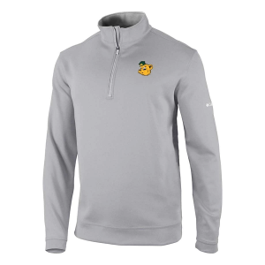 Baylor Bears Columbia Wickhams Hills Vintage Logo 1/4 Zip 2XLarge Cool Grey