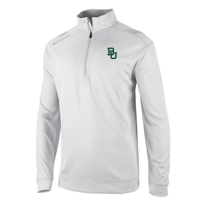 Baylor Bears Columbia Oakland Downs 1/4 Zip Small White