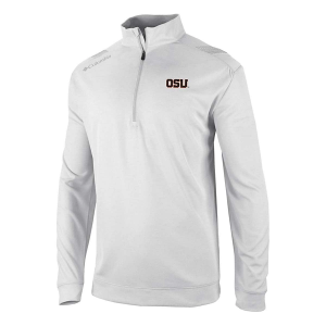 Oregon State Beavers Columbia Oakland Downs Alternate Logo 1/4 Zip XLarge White