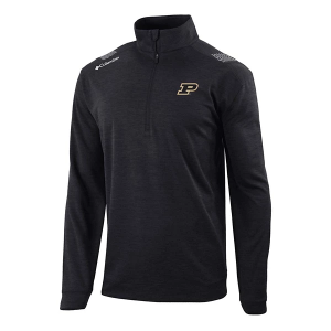 Purdue Boilermakers Columbia Oakland Downs 1/4 Zip Small Black