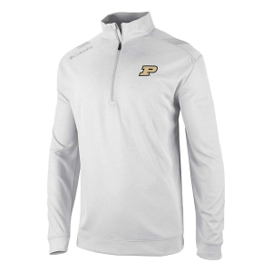 Purdue Boilermakers Columbia Oakland Downs 1/4 Zip 2XLarge White