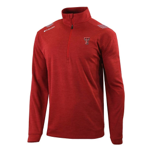 Texas Tech Red Raiders Columbia Oakland Downs 1/4 Zip XLarge Intense Red